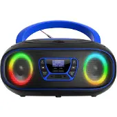 Denver TDB-212BU - Blue - DAB+ Boombox with Bluetooth & CD Player