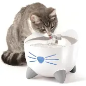 Catit Design Pixi Smart vannfontene for katter, 2 l, skål i rustfritt stål
