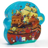 Djeco Puslespill - 54 Brikker - Barbarossas skip - - OneSize - Puslespill