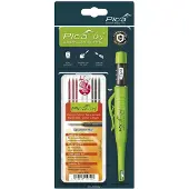PICA DRY tømrerblyant, 10 stk. grafittstifter nr. 4050, hardhet H