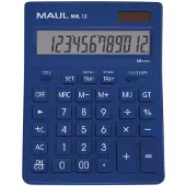 MAUL 7267034, Desktop, Skjerm, 12 sifre, 1 linjer, Batteri, Blå