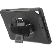 4smarts GRIP - Baksidedeksel for nettbrett - robust - termoplast-polyuretan (TPU) - svart - 10.2 - for Apple 10.2-inch iPad (7. generasjon, 8. generasjon, 9. generasjon)