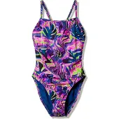 Speedo Printed Web Back Badetøy