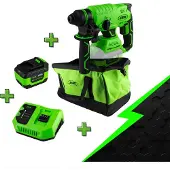JBM 60023 + 6.0ah Battery + Charger + Bag Slagboremaskin