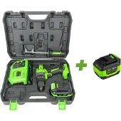 JBM 60047c Double Speed + 60015 6.0ah Battery Slagboremaskin