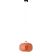 Brilliant Hengelampe Blop av glass, oransje