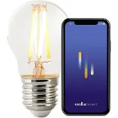 Nordlux LED-filamentpære E27 G45 4,7W 600lm CCT, dimbar