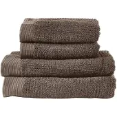 Zone Denmark håndklesett 4 stk Classic Taupe 28640