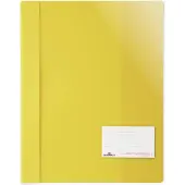Durable Slitesterke 25 løsbladpermer plastgul DIN A4 ekstra bred