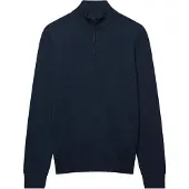 Superdry Essential Lightweight Wool Blend Genser Med Halv Glidelås