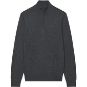 Superdry Essential Lightweight Wool Blend Genser Med Halv Glidelås