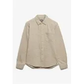 Superdry Twill Tweed Jersey Skjorte Med Lange Ermer