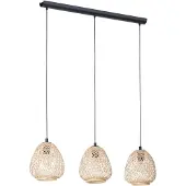 Eglo Hengelampe Dembleby, 3 lyskilder, natur