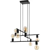 Eglo EGLOPendel Mezzana 8-LightSvartTakpendlerFra Homeroom