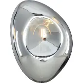 Maytoni Mabell vegglampe av glass, krom