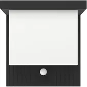 Eglo LED-solcellelampe til veggmontering Frigento, svart, høyde 15 cm, sensor