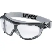 Uvex CarbonVision 9307375 vernebriller i polykarbonat, klar linse, grå/svart