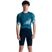 Santini Leaf Mot Kortermet Trisuit