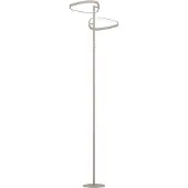Eglo LED-gulvlampe LEPORANO, beige, høyde 160 cm, 2 lyskilder, CCT