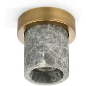 Design By Us Taklampe Miss Marble, grå/brunert messing, GU10 MR11
