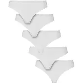 Urban Classics Basic Cotton Lace Tanga 5 Enheter