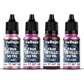 Wittmax True Metallic Metal set Crimson Magenta 4x18ml