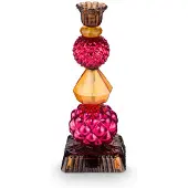 Pip studio Candle GlassBead Red23.5cm
