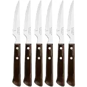 Tramontina Polywood Chestnut Bbq Knivsett 6 Enheter