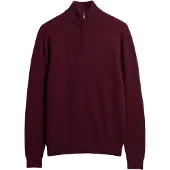 Superdry Essential Embroidered Genser Med Halv Glidelås