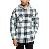 Superdry Borg Lined Hooded Overshirt Skjorte Med Lange Ermer