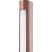 LUCANDE LED-gatelampe Celiora, høyde 80 cm, brun, IP65
