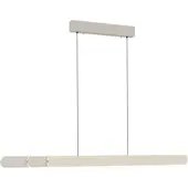 Schöner Wohnen LED-hengelampe ADRIANA ROUND, beige, lengde 160 cm, metall, CCT