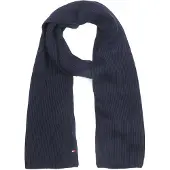 Tommy Hilfiger Rib Skjerf Marineblå Blå Mørkeblå