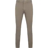 BOSS Chino Slim Pastellbrun Brun Beige Størrelse W 34