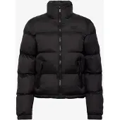 Superdry for woman. W5011975A Black padded coat (L), Casual, Sustainable, Recycled nylon