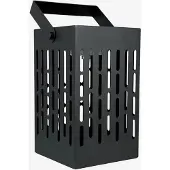 Dyberg Larsen LED-solcellelykt Luma, svart, 20 cm, IP44