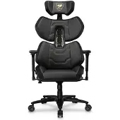 Cougar Terminator Elite Gold, PC-gamingstol, 135 kg, Polstret Sete, Polstret ryggstøtte, 160 cm, 200 cm