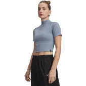 Under Armour Rival Rib Mock Kortarmet T-skjorte