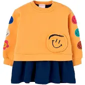 Boboli 304120 Kjole Med Lange Ermer