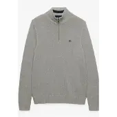 Superdry Cotton Knit Genser Med Halv Glidelås