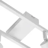 LINDBY downlight Bravius, hvit, 6 lyskilder, jern