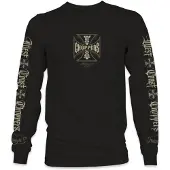 West Coast Choppers Gangscript Langarmet T-skjorte