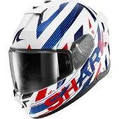 Shark D-skwal 3 Dashed Fullface-hjelm