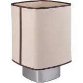 Market Set Bordlampe Dolce, kalksteinbeige, lin, E27