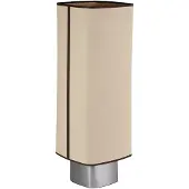 Market Set Gulvlampe Dolce, kalksteinbeige, lin, E27
