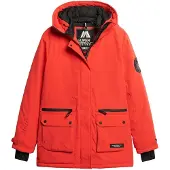 Superdry for woman. W5011596A Quilted parka City red (M), Casual, Polyester