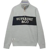 Superdry Company Logo Halv Glidelås Genser