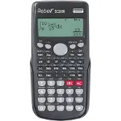 Rebell SC2080S, Lomme, Vitenskaplig, 2 linjer, Batteri/Solcelle, Svart