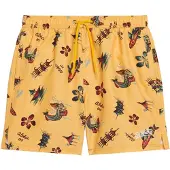 Superdry for man. M3010232A Hawaiian print swimming costume recycled yellow (XL), Beachwear, Recycled Polister, Sustainable