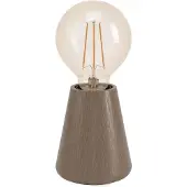 Eglo ASBY bordlampe H100 E27 mørkt tre FSC